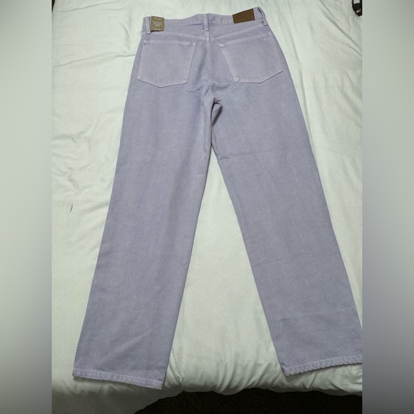 NWT Madewell The Perfect Vintage Straight Jean in Light Purple W 28 - Picture 5 of 6